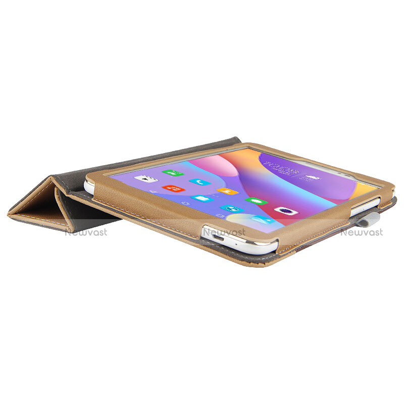 Leather Case Stands Flip Cover L05 for Huawei Honor Pad 2 Brown