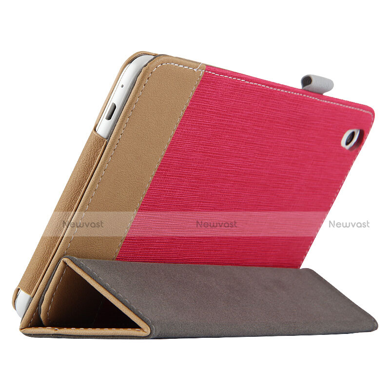 Leather Case Stands Flip Cover L05 for Huawei Honor Pad 2 Red