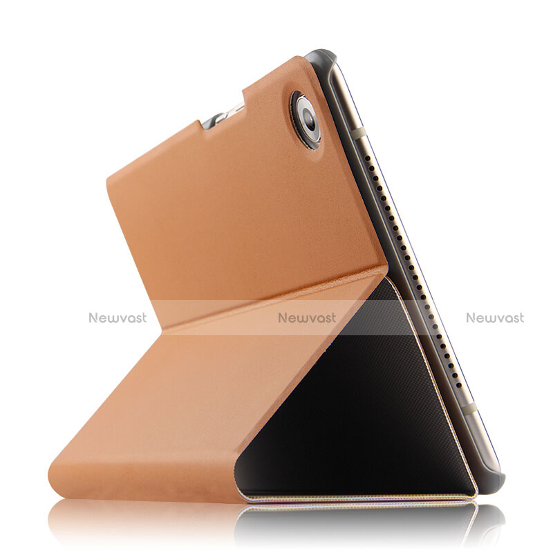 Leather Case Stands Flip Cover L05 for Huawei MediaPad M5 8.4 SHT-AL09 SHT-W09 Brown