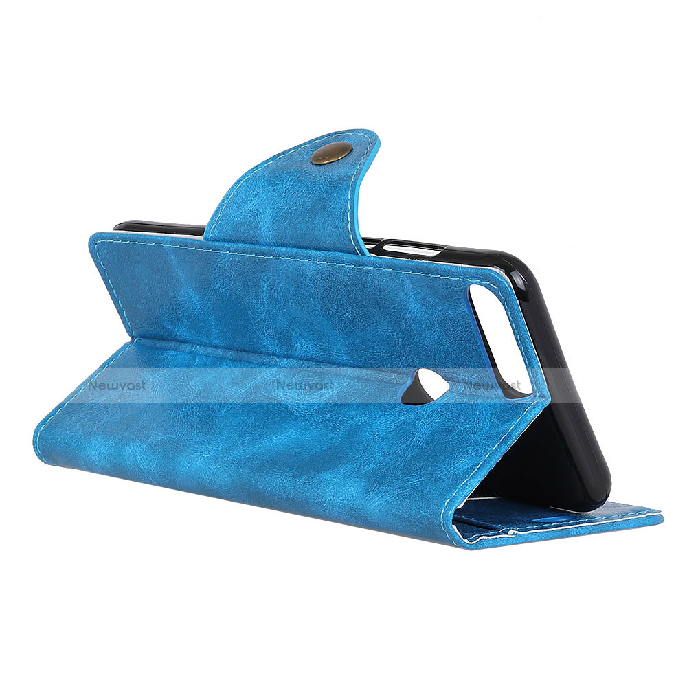 Leather Case Stands Flip Cover L05 Holder for Alcatel 1S (2019)