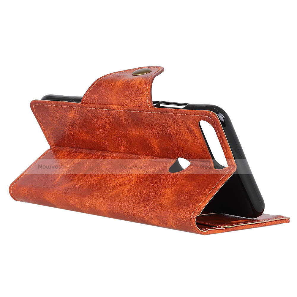 Leather Case Stands Flip Cover L05 Holder for Alcatel 1S (2019)