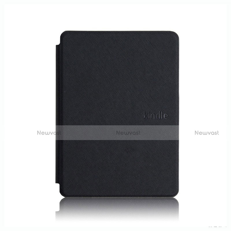 Leather Case Stands Flip Cover L05 Holder for Amazon Kindle Paperwhite 6 inch Black