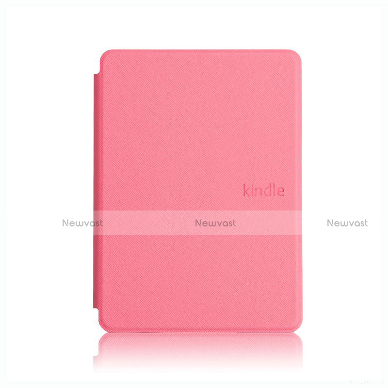 Leather Case Stands Flip Cover L05 Holder for Amazon Kindle Paperwhite 6 inch Pink