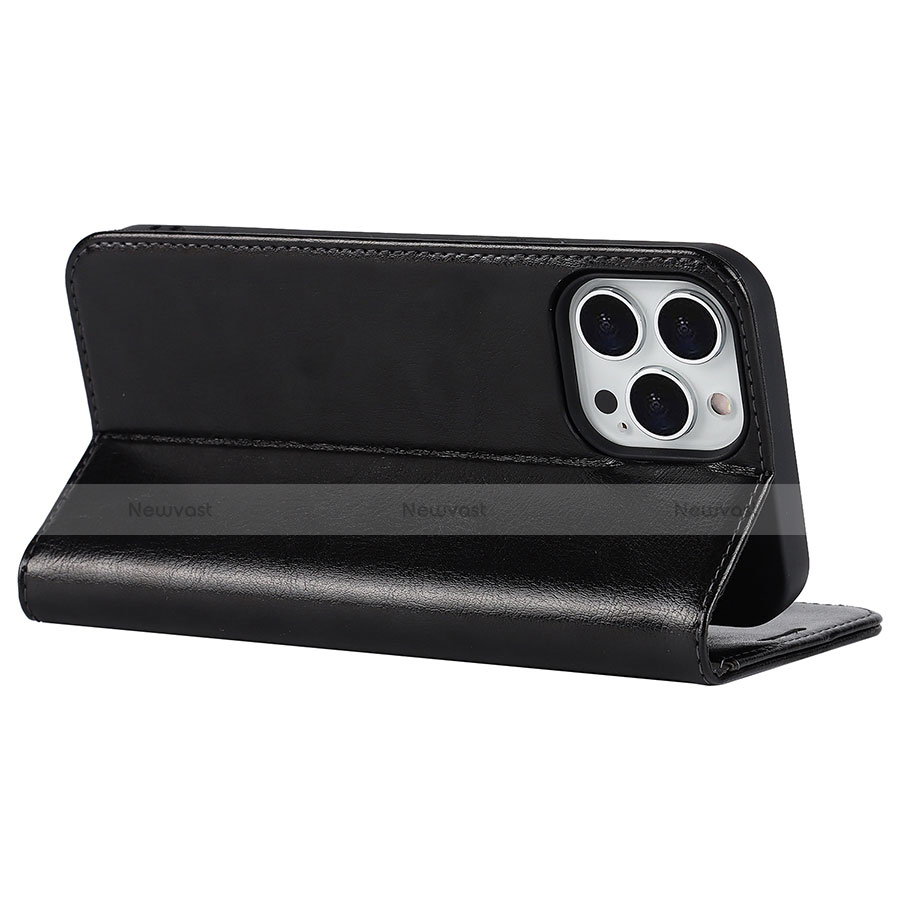 Leather Case Stands Flip Cover L05 Holder for Apple iPhone 13 Pro
