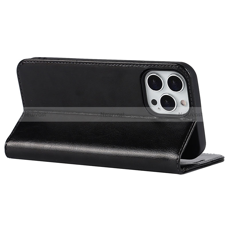 Leather Case Stands Flip Cover L05 Holder for Apple iPhone 14 Pro Max