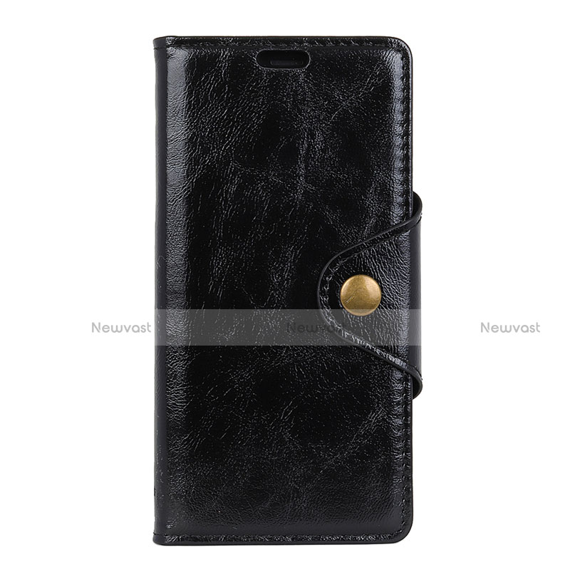 Leather Case Stands Flip Cover L05 Holder for Asus Zenfone Max Pro M1 ZB601KL Black