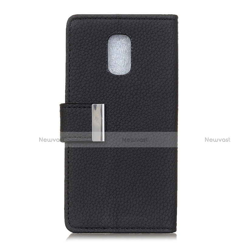 Leather Case Stands Flip Cover L05 Holder for Asus ZenFone V Live Black