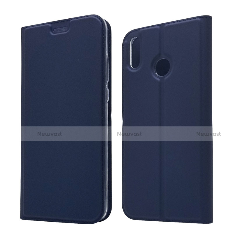 Leather Case Stands Flip Cover L05 Holder for Huawei Honor V10 Lite Blue