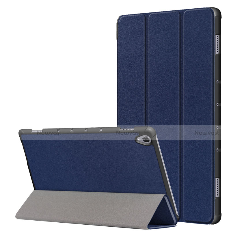 Leather Case Stands Flip Cover L05 Holder for Huawei MatePad 10.8 Blue