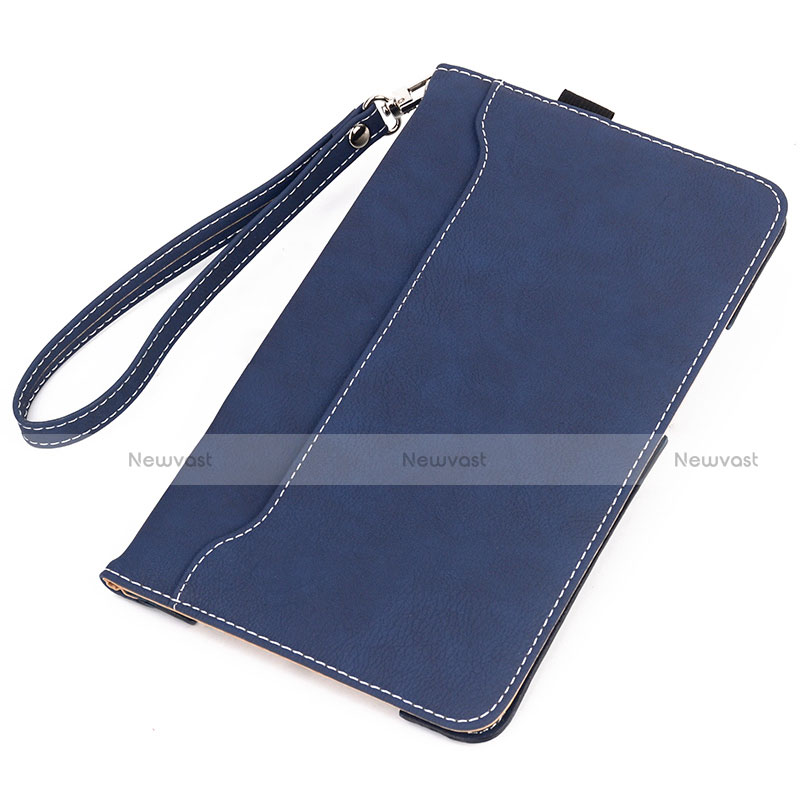 Leather Case Stands Flip Cover L05 Holder for Huawei MatePad 5G 10.4 Blue