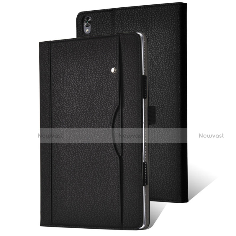 Leather Case Stands Flip Cover L05 Holder for Huawei MediaPad M6 10.8 Black