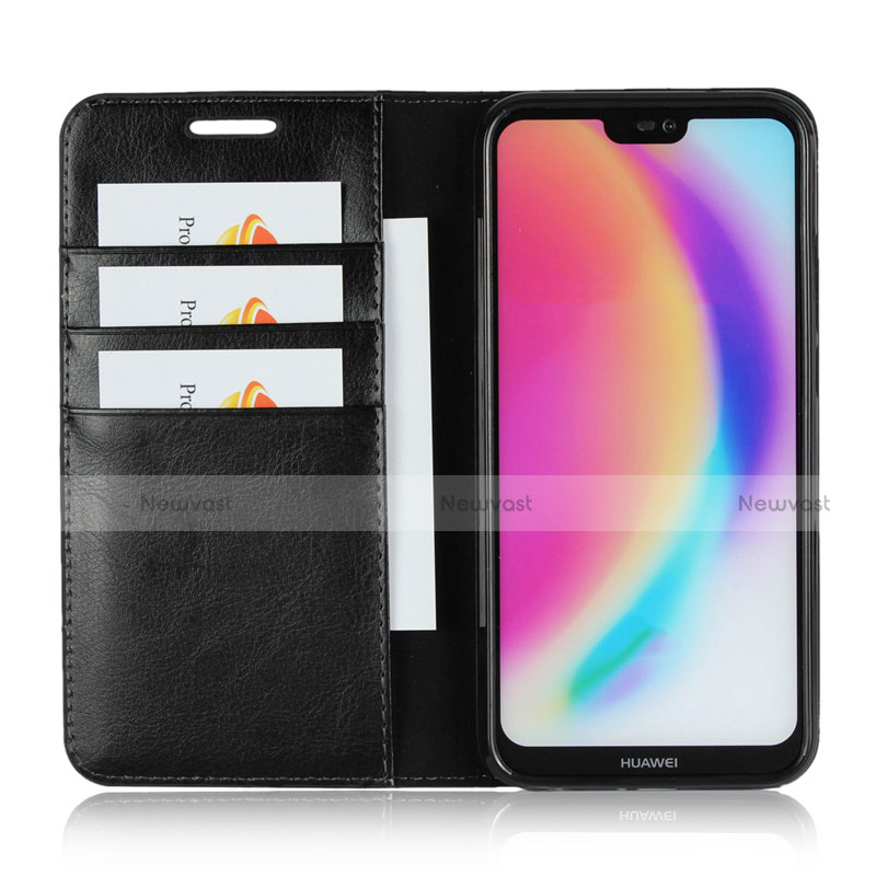 Leather Case Stands Flip Cover L05 Holder for Huawei Nova 3e