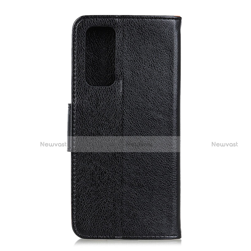 Leather Case Stands Flip Cover L05 Holder for Huawei P Smart (2021)