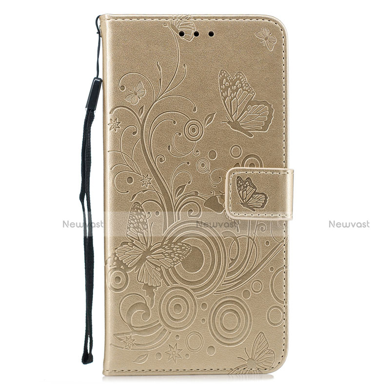 Leather Case Stands Flip Cover L05 Holder for Huawei P30 Gold