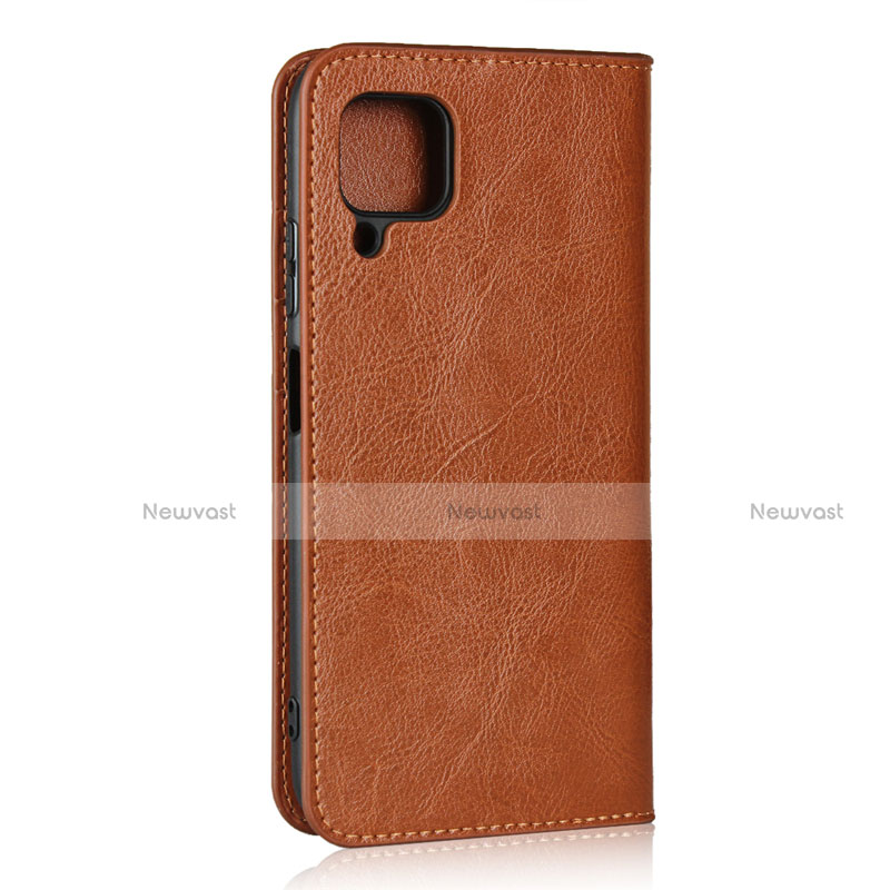 Leather Case Stands Flip Cover L05 Holder for Huawei P40 Lite Orange