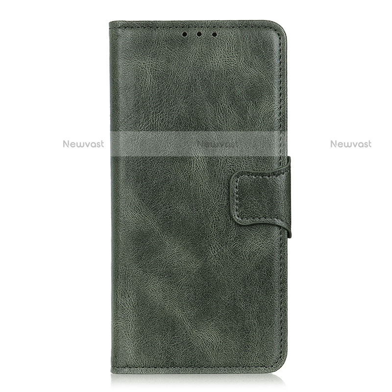 Leather Case Stands Flip Cover L05 Holder for Motorola Moto Edge Green