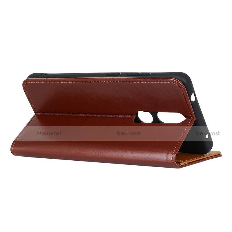 Leather Case Stands Flip Cover L05 Holder for Nokia 2.4