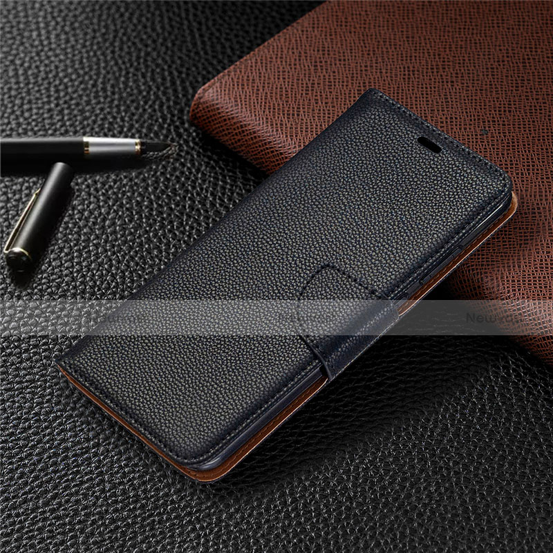 Leather Case Stands Flip Cover L05 Holder for Nokia 5.3 Black