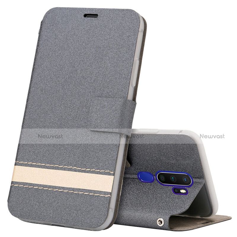 Leather Case Stands Flip Cover L05 Holder for Oppo A11X