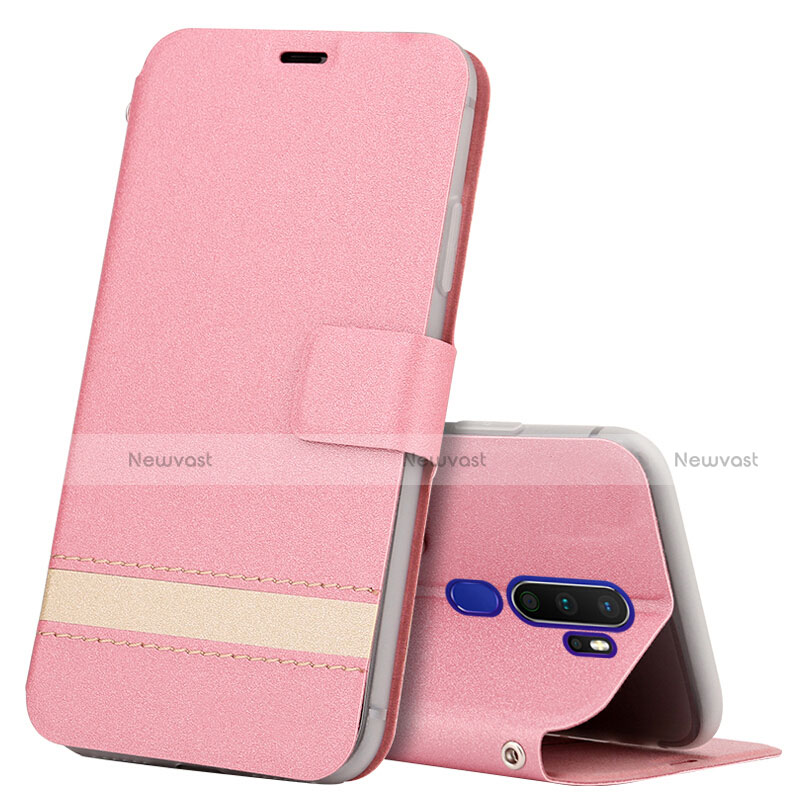 Leather Case Stands Flip Cover L05 Holder for Oppo A11X