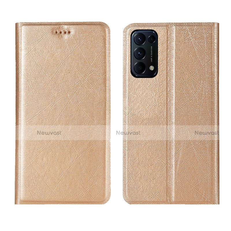 Leather Case Stands Flip Cover L05 Holder for Oppo Reno5 5G