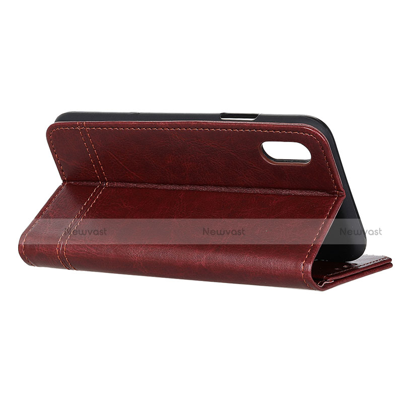 Leather Case Stands Flip Cover L05 Holder for Samsung Galaxy A01 Core