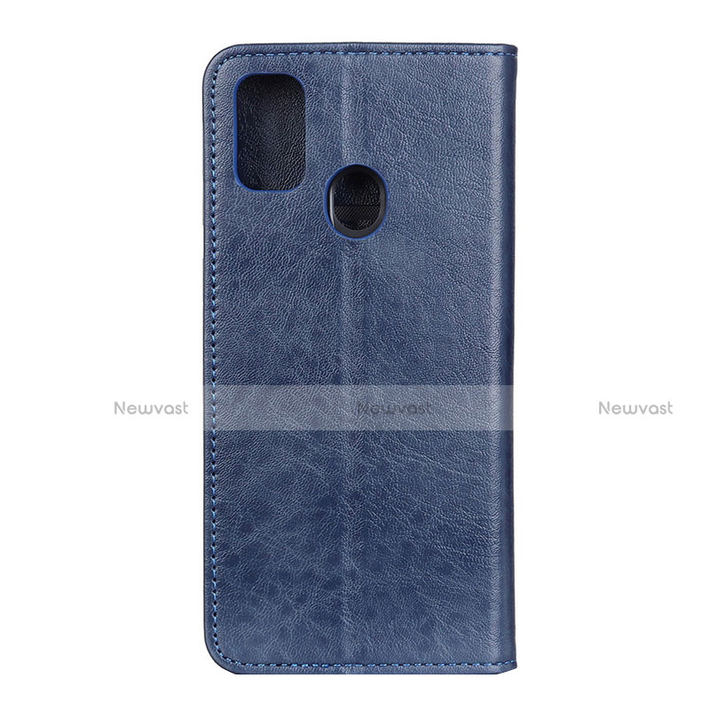 Leather Case Stands Flip Cover L05 Holder for Samsung Galaxy M21