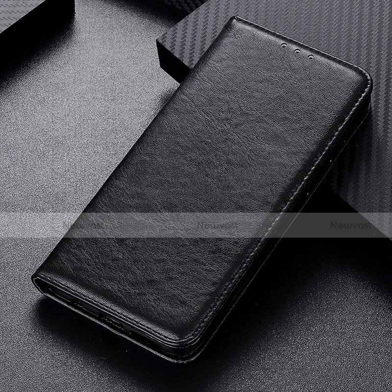 Leather Case Stands Flip Cover L05 Holder for Samsung Galaxy M30s Black