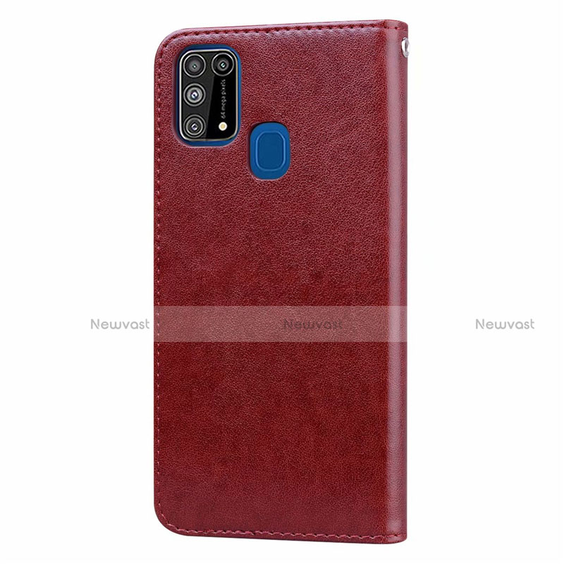 Leather Case Stands Flip Cover L05 Holder for Samsung Galaxy M31 Prime Edition