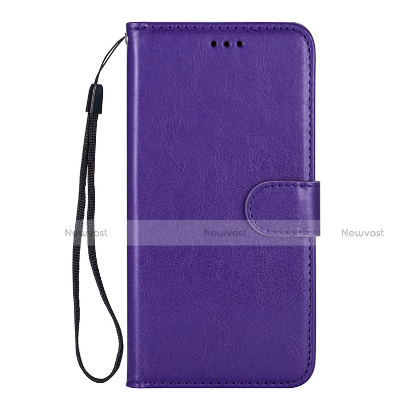 Leather Case Stands Flip Cover L05 Holder for Samsung Galaxy S20 5G Purple