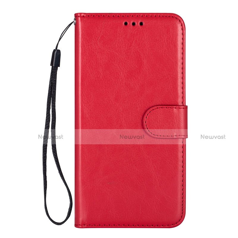 Leather Case Stands Flip Cover L05 Holder for Samsung Galaxy S20 5G Red