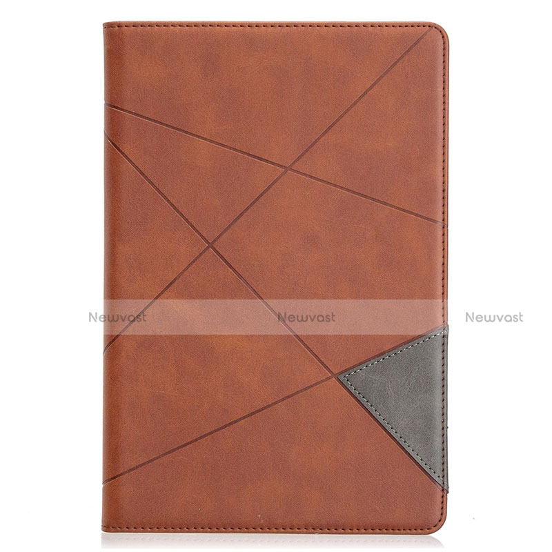 Leather Case Stands Flip Cover L05 Holder for Samsung Galaxy Tab S5e 4G 10.5 SM-T725 Brown