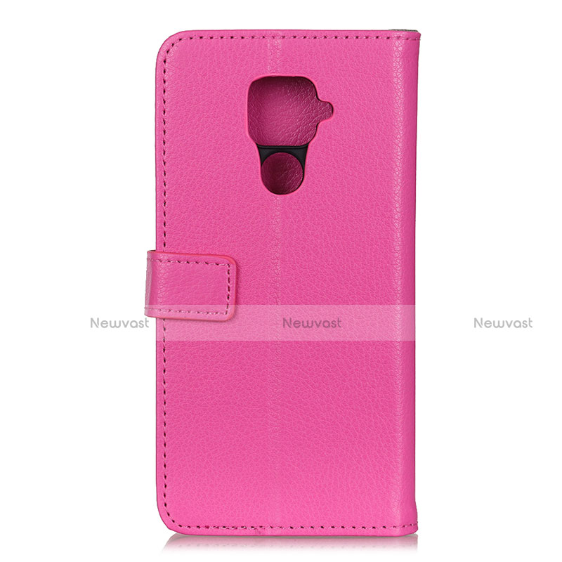 Leather Case Stands Flip Cover L05 Holder for Sharp AQUOS Sense4 Plus