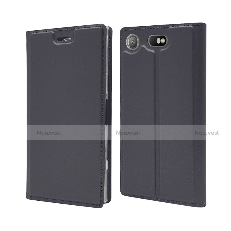 Leather Case Stands Flip Cover L05 Holder for Sony Xperia XZ1 Compact