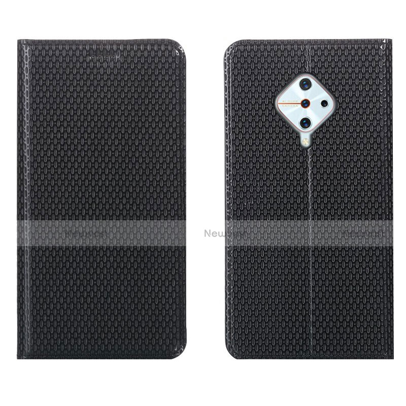 Leather Case Stands Flip Cover L05 Holder for Vivo X50 Lite