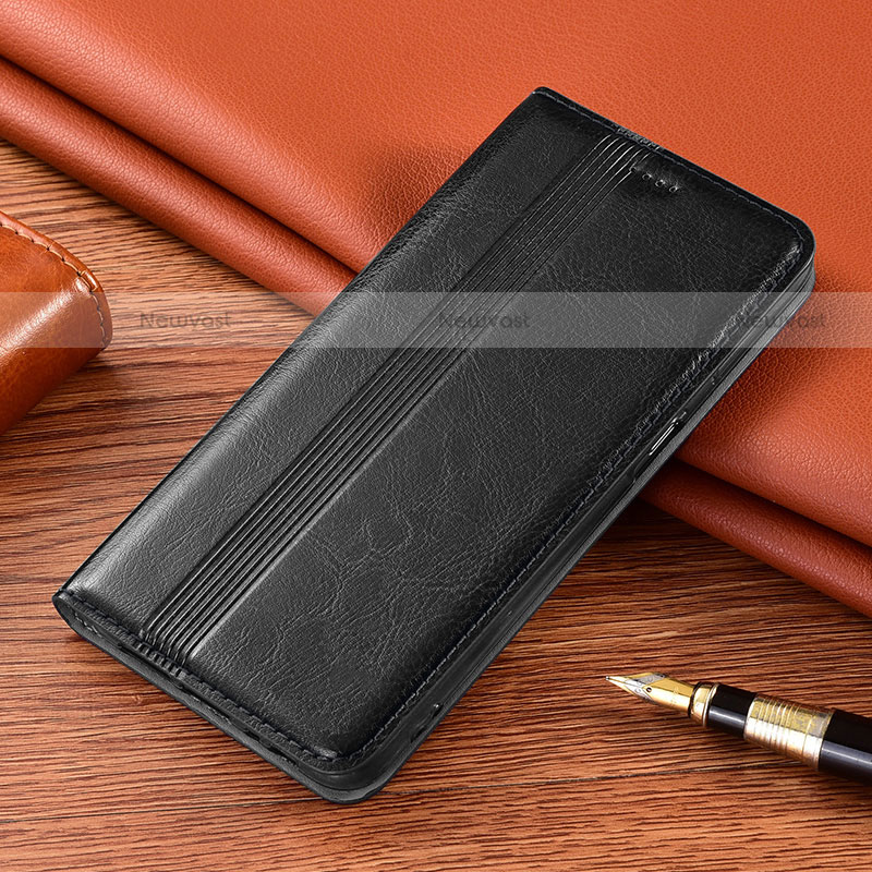 Leather Case Stands Flip Cover L05 Holder for Xiaomi Mi 11 5G Black