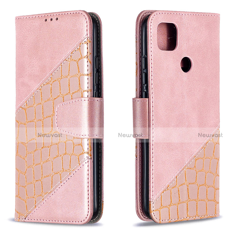 Leather Case Stands Flip Cover L05 Holder for Xiaomi Redmi 9C