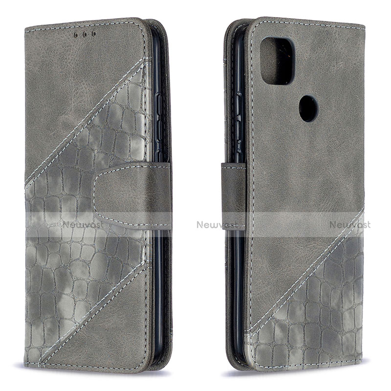 Leather Case Stands Flip Cover L05 Holder for Xiaomi Redmi 9C