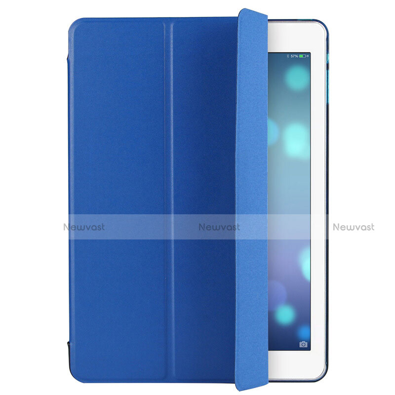 Leather Case Stands Flip Cover L06 for Apple iPad Mini 2 Blue