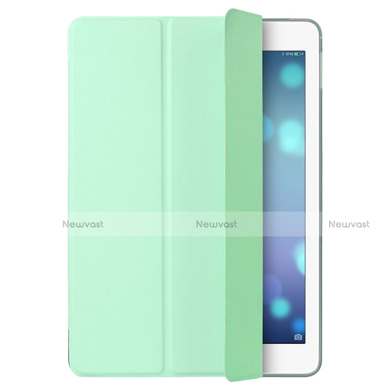Leather Case Stands Flip Cover L06 for Apple iPad Mini 2 Green