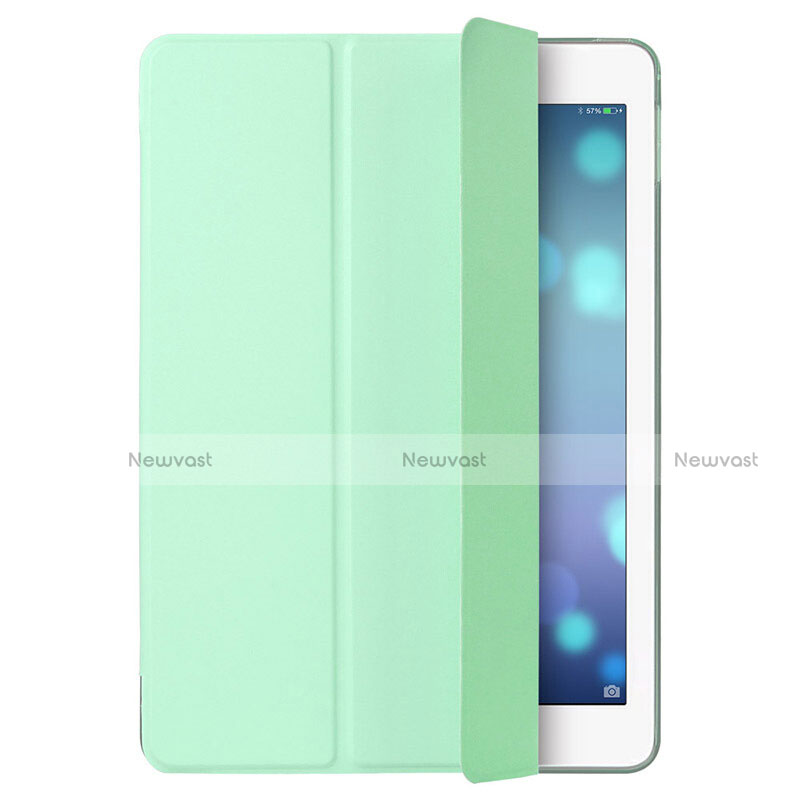 Leather Case Stands Flip Cover L06 for Apple iPad Mini 3 Green