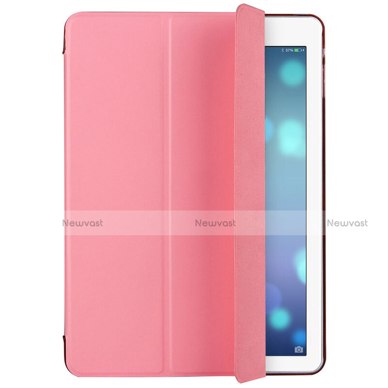 Leather Case Stands Flip Cover L06 for Apple iPad Mini 3 Pink