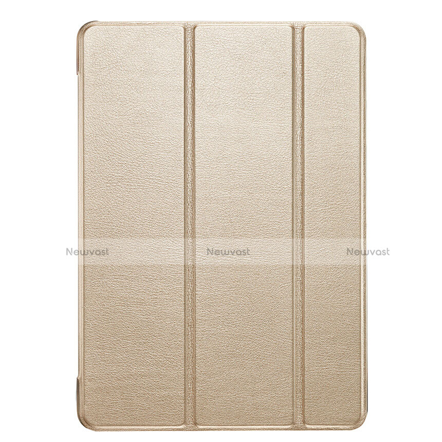 Leather Case Stands Flip Cover L06 for Apple iPad Mini 4 Gold