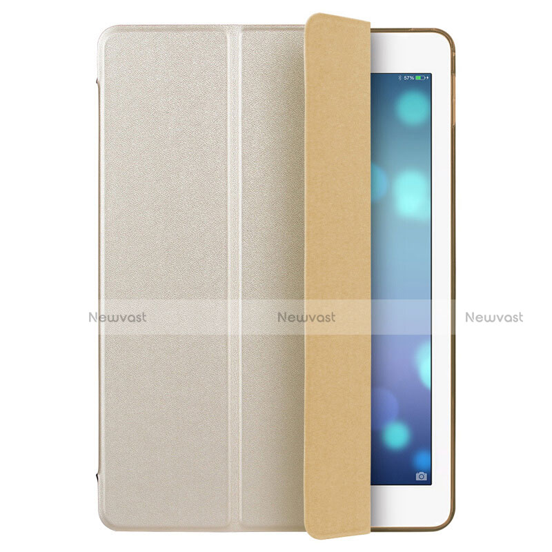 Leather Case Stands Flip Cover L06 for Apple iPad Mini Gold