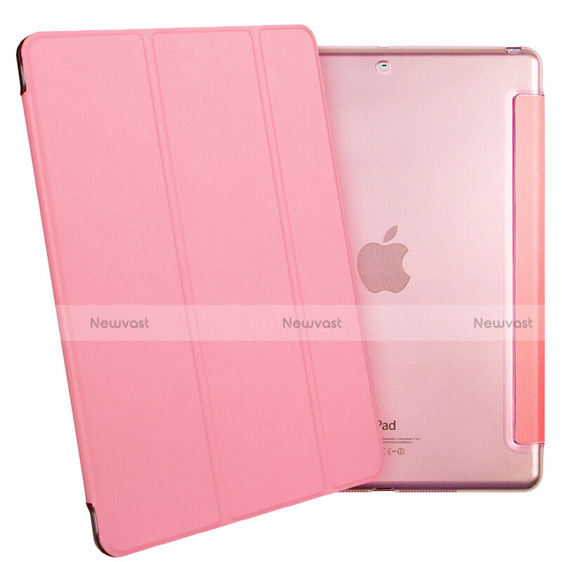 Leather Case Stands Flip Cover L06 for Apple iPad Mini Pink