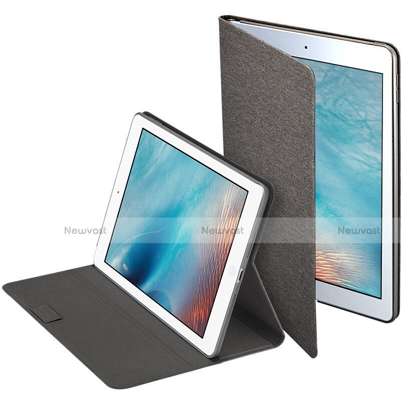 Leather Case Stands Flip Cover L06 for Apple iPad Pro 10.5 Black