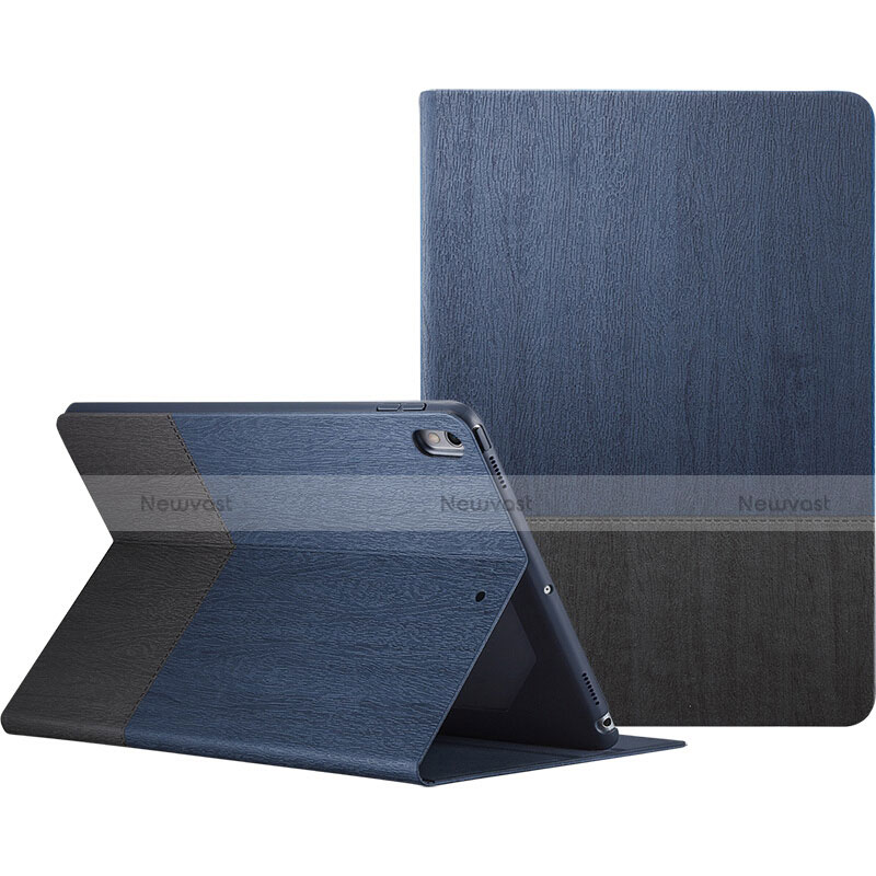 Leather Case Stands Flip Cover L06 for Apple iPad Pro 10.5 Blue