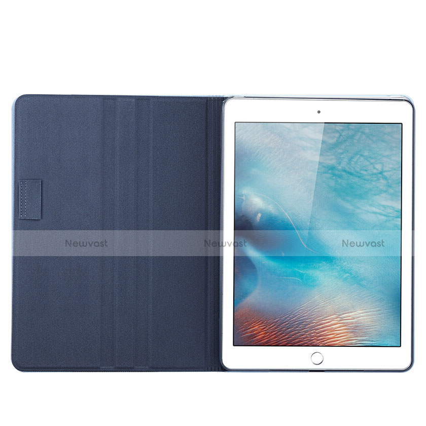 Leather Case Stands Flip Cover L06 for Apple iPad Pro 10.5 Blue