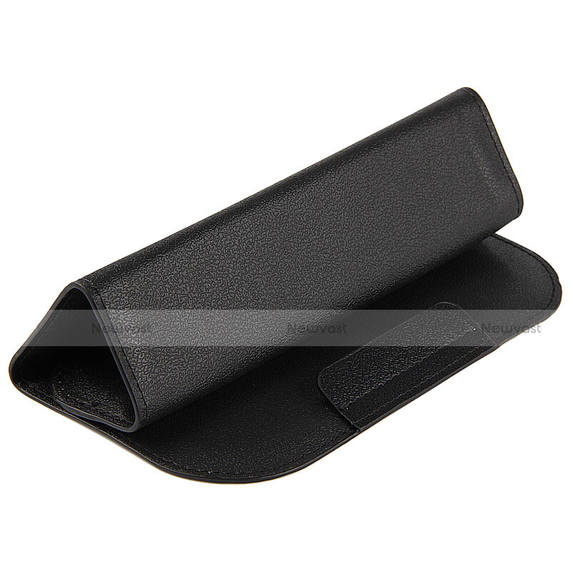 Leather Case Stands Flip Cover L06 for Huawei MediaPad M5 8.4 SHT-AL09 SHT-W09 Black