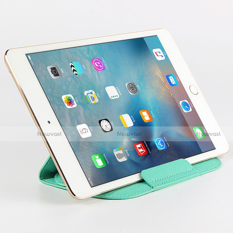 Leather Case Stands Flip Cover L06 for Huawei MediaPad M5 8.4 SHT-AL09 SHT-W09 Cyan